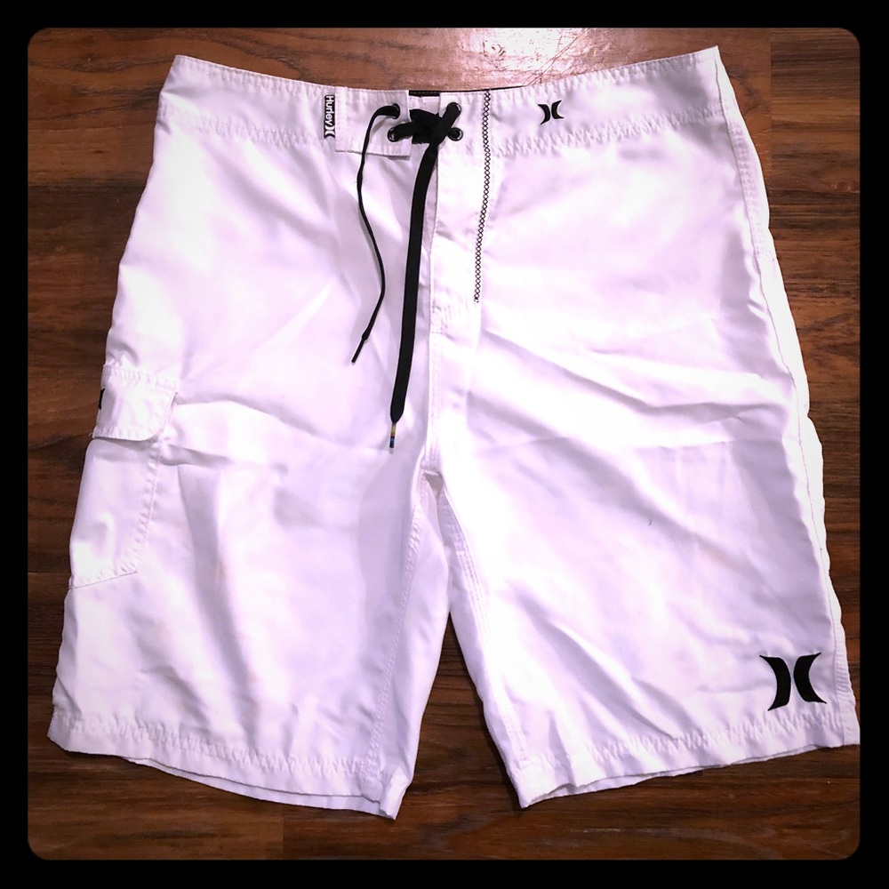 Hurley White Board Shorts